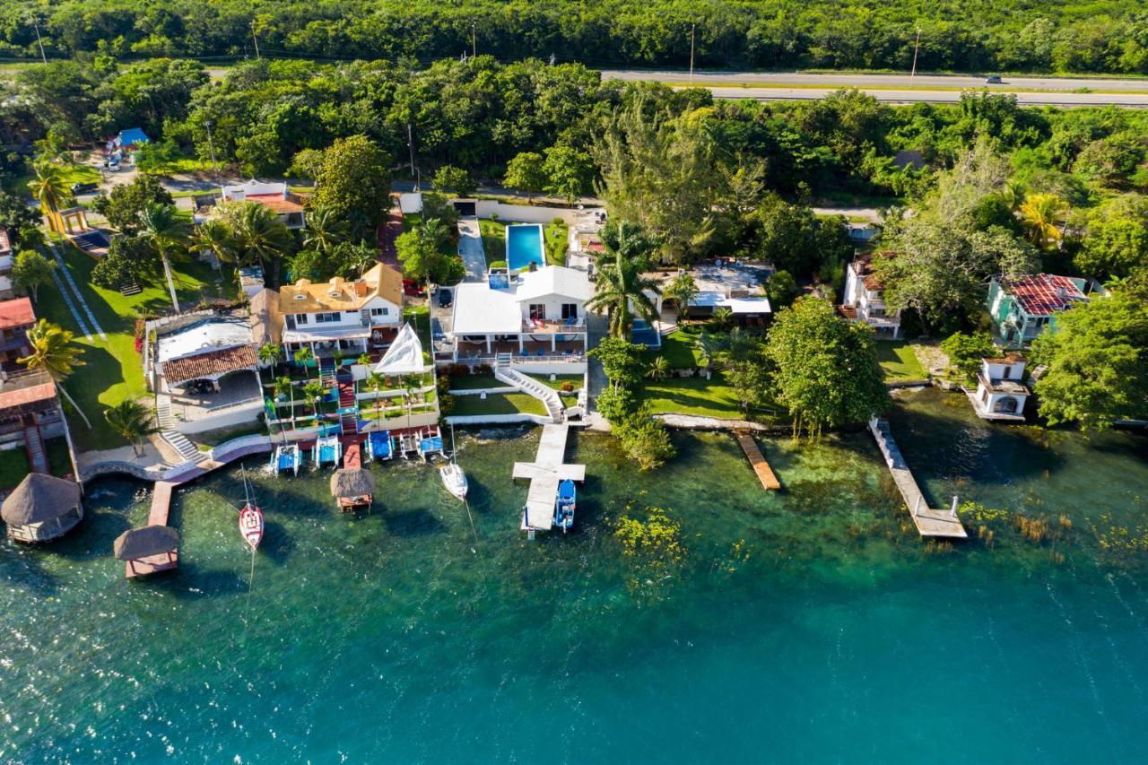 Casa Sol Y Luna Bacalar Bed & Breakfast Bagian luar foto
