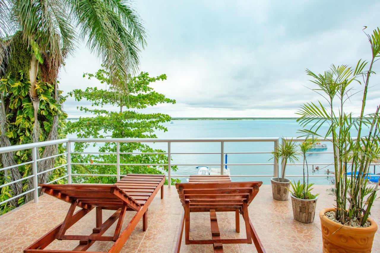 Casa Sol Y Luna Bacalar Bed & Breakfast Bagian luar foto